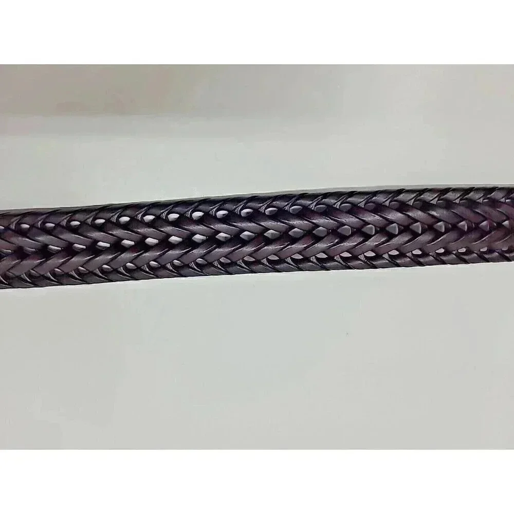 Fossil Genuine Leather Belt Brown Weave Men's Size 38
